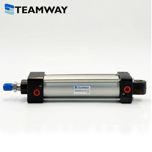 TEAMWAY BNB50 ซีรีส์ กระบอกสูบล็อคเพื่อความปลอดภัยด้านหน้า ป้องกันการตกกระแทก กระบอกสูบลมอะลูมิเนียมอัลลอยด์ความแข็งแรงสูง - Product Image 1