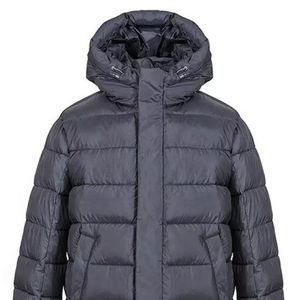 OEM Heavy Best Bubble Long Hooded Black <b>Longline</b> Parka <b>Coat</b> Custom Men Shiny Puffer Jacket for Men High Quality Comfortable 2026 - Product Image 2