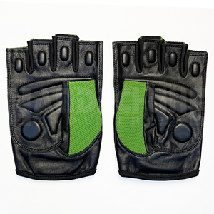 Gants de musculation professionnels Vivid Greens avec rembourrage amélioré de la paume |   Poignée antidérapante de qualité supérieure pour un équipement de musculation ultime - Product Image 2