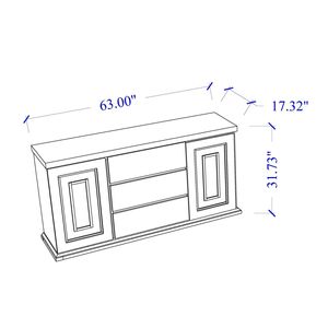 ARIYA <b>Sideboard</b> in Dark Grey Elegant Buffet for Home Decor - Product Image 5