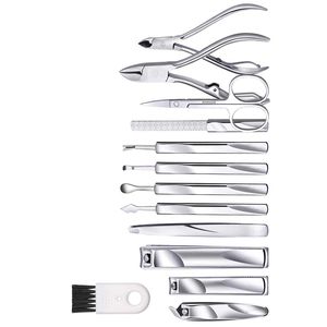Professional Stainless Steel Manicure & Pedicure <b>Set</b> with 12 Pieces <b>Nail</b> Clipper Luxurious Gift Box for Grooming Kit - Product Image 4