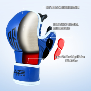 Gants de combat MMA en gros pour l'entraînement de grappling et de kickboxing, gants MMA 7oz et gants de combat Muay Thai pour arts martiaux - Product Image 3