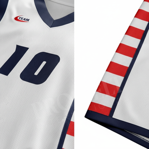 New Arrival Solid Plain Color Basketball Uniform for Teams Customized Sublimated Printed Sportswear Athletic Polyester Uniform - Product Image 4