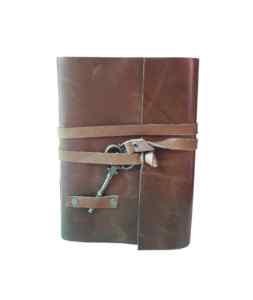 Cuaderno de cuero con cierre de llave antigua, diario en blanco para escribir y dibujar, cuaderno de escritura premium, regalo para escritores - Product Image 6