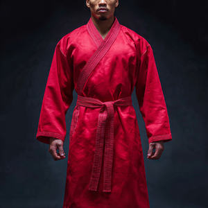 Robe de boxe pour arts martiaux, tenue de compétition, vêtements d'arts martiaux, costume de boxe pour hommes adultes, robe de boxeur - Product Image 1
