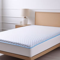 Matelas et protège-oreiller imperméables imprimés personnalisés en éponge 100% coton certifiés Oeko Tex Bordures ajustées élastiques