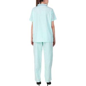 Traje de asistente dental de diseño ergonómico con abertura lateral para mayor movilidad, uniforme clínico para mujer. - Product Image 3