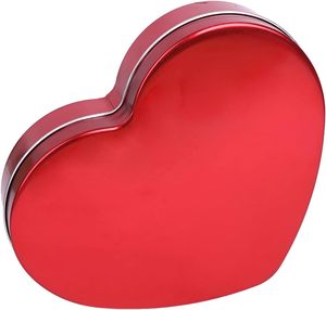 Heart Shape Metal Handcrafted Eco-Friendly <b>Storage</b> <b>Box</b> Lid Airtight Cookie Biscuit Jar Decorative Kitchen Container Gift <b>Box</b> - Product Image 3
