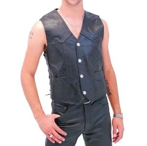 Nouveau Gilet de Course en Cuir Sur Mesure pour Hommes 2026 - Gilet de Protection Coupe-Vent Grande Taille pour la Conduite - Product Image 2