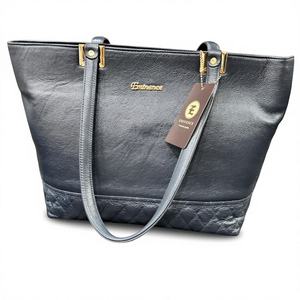 Sacs à main en cuir de buffle véritable de couleur noire naturelle pour femmes Fabriqués en Inde Grande capacité Pliables Imperméables Légers - Product Image 1