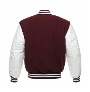 High Quality Custom <b>Men's</b> Winter <b>Bomber</b> <b>Jacket</b> Regular Sleeve <b>Varsity</b> Design Front Logo Breathable Cotton Stand Collar Wholesale - Product Image 6