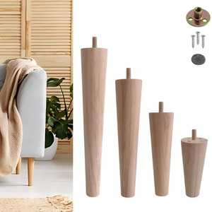 งานแกะสลักไม้สมาร์ทอาร์ต ทำด้วยมือจากไม้สน ขาไม้สไตล์โบราณสำหรับโต๊ะ โซฟา เฟอร์นิเจอร์ รูปทรงกลม ของตกแต่งบ้าน - Product Image 2