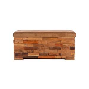 Muebles reciclados otomanos de madera contemporáneos para el hogar, comedor, sala de estar, almacén escolar, para almacén escolar - Product Image 6