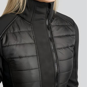 เสื้อโค้ทขนเป็ดสองด้านสำหรับผู้หญิง รุ่น Bright Face Trend แบบมีฮู้ด สั้น หนา สำหรับฤดูหนาว ทรงบอมเบอร์ เงา แจ็คเก็ตพัฟเฟอร์สำหรับผู้หญิง - Product Image 3