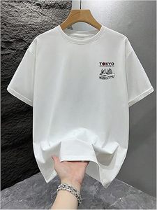 Men's <b>Japanese</b> Graphic Tees Sakura Short Sleeve T Shirts Loose Summer Aesthetic Tops Streetwear - Product Image 2