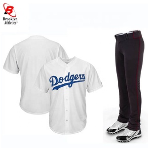 Maillot de baseball américain respirant personnalisé personnalisé Ensembles de vêtements de sport Numéro de nom de l'équipe - Product Image 1