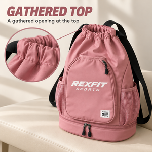 Mochila Deportiva Personalizada para Pádel con Compartimento Inferior Separado, Bolsillos Laterales de Malla y Acceso Frontal con Cierre, Pedidos al por Mayor - Product Image 4