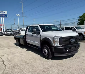100% BEST SALES ORIGINAL Certified Clean Medium Duty 2024 For-FordS F-550 XL Crew Cab <b>Flatbed</b> <b>Truck</b> LHD/RHD Worldwide Shipping - Product Image 1