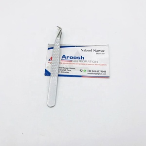 Pince à épiler pour extensions de cils de haute qualité, avec revêtement brillant, en acier inoxydable, pointe pointue - Product Image 4