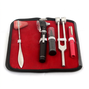 Otoscope à Fibre Optique Diagnostique avec Diapason C128 et Marteau de Taylor, Ensemble Noir DG-01 - Product Image 1