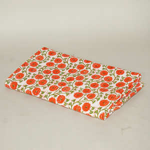 Floral Kantha <b>Quilt</b> 100% Cotton Handmade Woven Bedspread Portable <b>Throw</b> Blanket Washable Simple Custom Home & Hotel Decor - Product Image 2