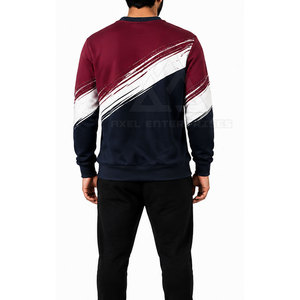 เสื้อสเวตเชิ้ตคอกลมแขนยาวสำหรับผู้ชายสไตล์ลำลองแนวสตรีทแวร์  รับผลิตตามแบบ พร้อมสกรีนโลโก้ ขายส่งจำนวนมาก - Product Image 5