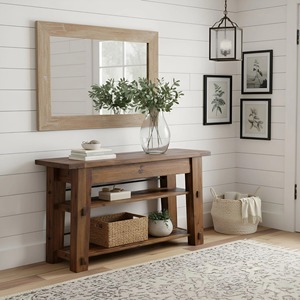 Mesa Consola Moderna de Metal, Resistente y Duradera, Organizador para Sala de Estar o Pasillo, Soporte de Exhibición y Almacenamiento - Product Image 6