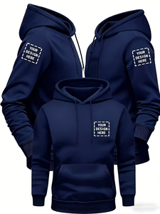 Sudaderas con Capucha de Forro Polar para Invierno, Personalizables con Logotipo, 100% Algodón, Impermeables, 400g, Transpirables, para Hombre y Mujer, Elegantes y Modernas - Product Image 2