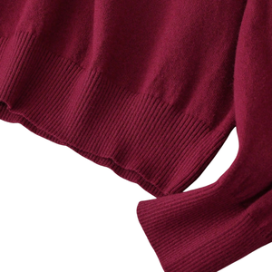 Pull en maille classique pour femme, col rond, manches longues, poignets côtelés, doux, décontracté, coupe régulière, chaud, pour le quotidien, tendance - Product Image 6