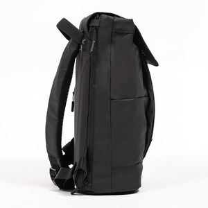 Casual Fashion Leather Film <b>Backpack</b> <b>Large</b> Capacity Laptop Bag Black Daily Bag - Product Image 3