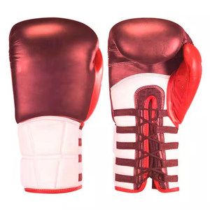 Custom Lace-up MMA Boxing <b>Gloves</b> 10 High Custom 100% Original Leather MMA Boxing <b>Gloves</b> Genuine Leather Lace up <b>Gloves</b> - Product Image 3