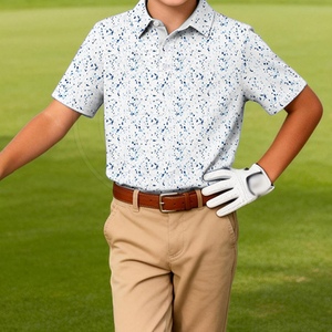 Camisetas Polo de Golf Juveniles de Marca Privada para Uso Casual con Detalle de Cuello y Dobladillo Recto, Suaves, Ideales para la Venta - Product Image 3