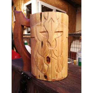 Vaso de Madera para Bebidas, para el Hogar, la Oficina o el Café, Versátil y Elegante - Product Image 4