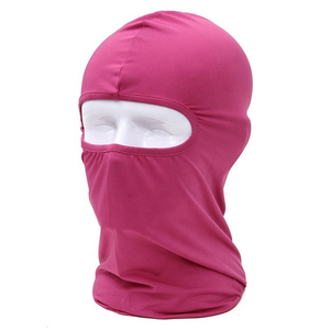 Cagoule en soie noire et blanche personnalisée, style masque de ski intégral tendance pour le voyage, impression numérique d'images - Product Image 5
