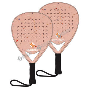 Raquette de paddle légère de qualité supérieure, nouveau design 2026, logo personnalisé, noyau en fibre de carbone 18K, filet en polyester - Product Image 4