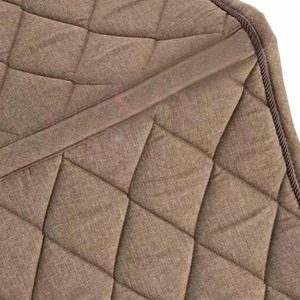 BRAND ZONE1995 Tapis de selle classique personnalisé en coton satiné avec doublure en maille, durable et confortable pour l'équitation et le saut d'obstacles - Product Image 3