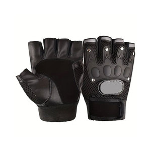 Fingerless Gloves Touchscreen Half <b>Finger</b> Motorcycle Riding Gym Gloves OEM Custom Wholesale Supplier - Product Image 3