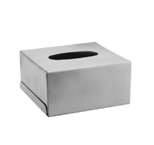 Boîte à mouchoirs en métal carrée moderne personnalisée, porte-mouchoirs décoratif pour table, pour hôtel de luxe, restaurant, salle à manger à domicile - Product Image 2