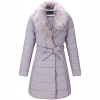 Manteau long tendance pour femme – Manteau d'hiver élégant, chaud et respirant en toile coupe-vent – Trench décontracté en tricot uni