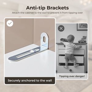 Mobiletto da Soggiorno FCH con Striscia LED, a L, 3 Ripiani, Porta Singola, Base Curva Frontale a Doppia Z, 46*30*180cm - Product Image 2