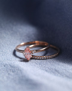 Bagues en or de luxe pour femmes avec diamants de laboratoire IGI taille marquise brillante, 14K 18K, pour fiançailles, mariage, bijoux de mariée - Product Image 2