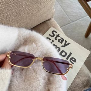 Nouvelles Lunettes de Soleil Métalliques Rectangulaires 2026 pour Femmes – Montures Tendance Petites Carrées – Verres Populaires pour Dames – Vente en Gros - Product Image 6