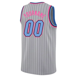 Maillot de basketball personnalisé en mesh 160g 100% polyester blanc à rayures jaunes, imprimé numériquement, taille élastique, unisexe, sans manches - Product Image 5