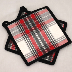 ที่รองหม้อคอลเลคชั่นใหม่ปี 2026 ซุปเปอร์ซับน้ำ 100% ผ้าฝ้าย เป็นมิตรกับสิ่งแวดล้อม ใช้กับเครื่องล้างจานได้ ใช้กับเตาอบได้ - Product Image 4