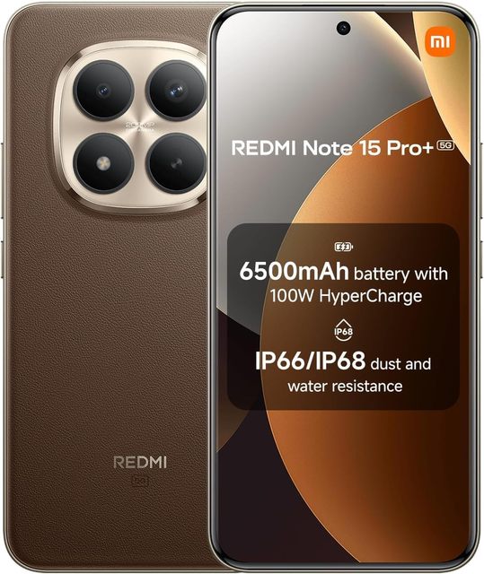 XIA/OMI Red Mi Note 15 Pro+ Plus 5G Ai (512GB + 12GB) NFC 6.8" 120Hz Other Octa Core English