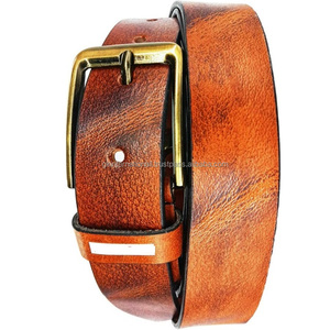 Cinturón con hebilla para hombre con logotipo personalizado, cinturón informal de cuero auténtico para hombre y mujer, precio de fábrica al por mayor, todos los tamaños disponibles - Product Image 3