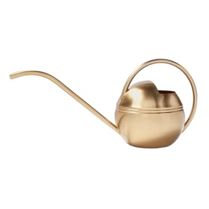 Regadera Pequeña de Metal de la Marca Linea Exports Inc, Regadera de Metal Sólido a Prueba de Fugas, Rociador de Agua para Plantas - Product Image 1