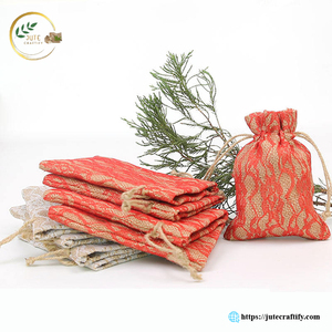 Multipurpose Jute Gift <b>Pouches</b> – Eco Friendly <b>Drawstring</b> Bags for Jewelry, Gifts and Small Item Packaging - Product Image 2
