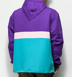 Pullover Starter Jacket <b>Windbreaker</b> | Half Zip Packable Anorak | Unisex | Team/Club Logo Option Embroidered OEM - Product Image 5