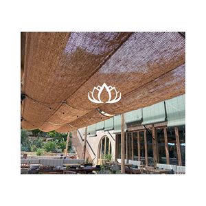 BEST SELLER Voile d'ombrage 100% cuir organique |   Filet d'ombrage en fibre de coco naturelle de haute qualité, design moderne pour ferme - Product Image 1